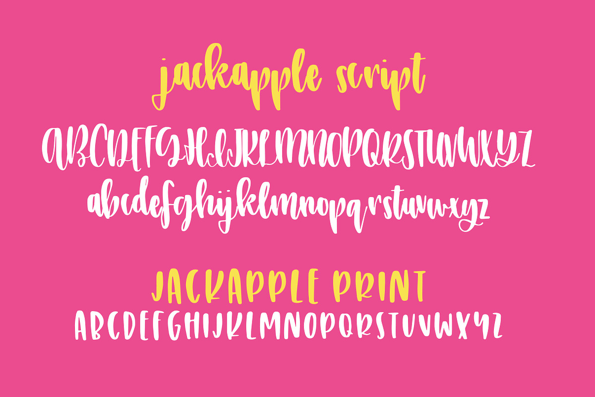 JackApple - A Tasty Font Duo preview 2