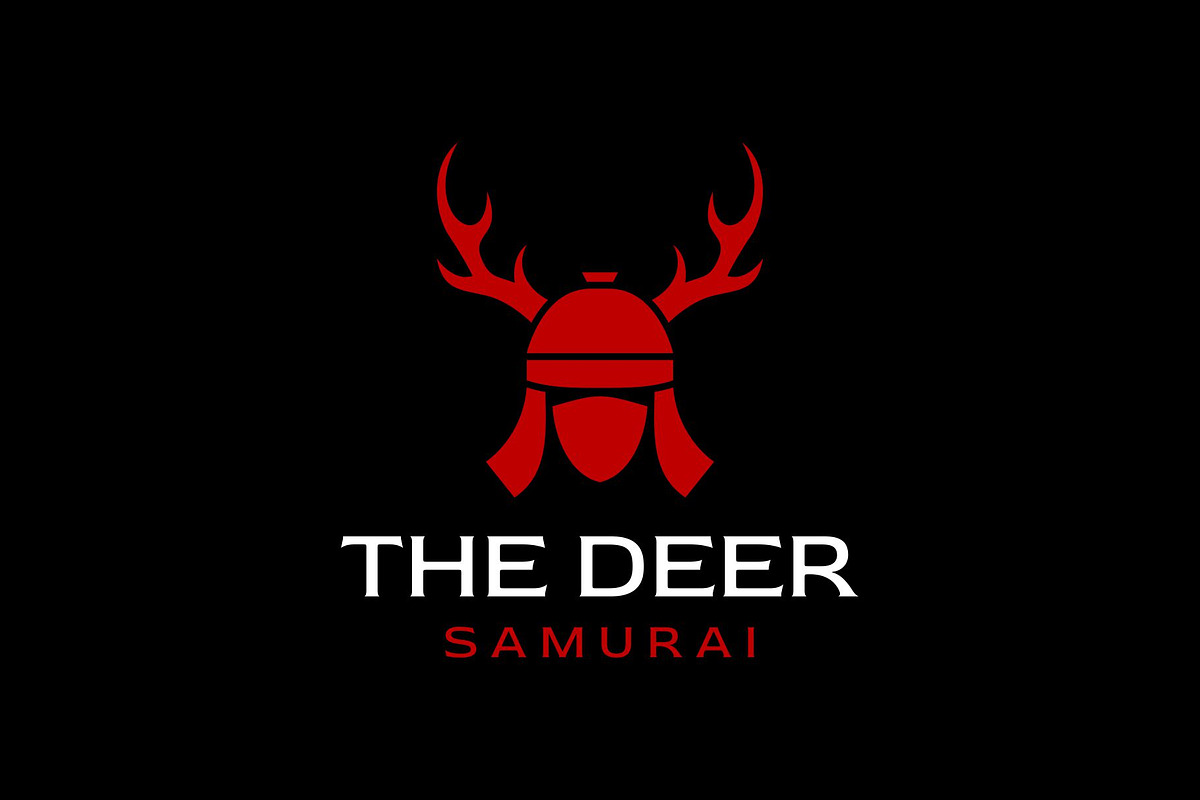 The Deer Samurai Logo, a Branding & Logo Template by Buqancreative (Photo 2 of 4)