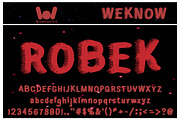 sweater font, a Font by weknow (Thumbnail 4 of 5)