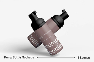 Pump Bottle Mockup, a Packaging Mockup by renderstockmarket