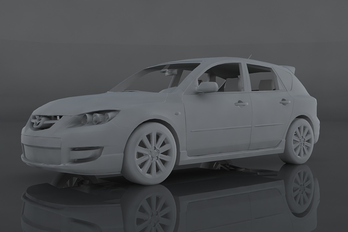 2009 Mazda 3, a Cars & Vehicle 3D Model by valtriiu (Photo 12 of 12)