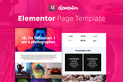 Bold Photo - Elementor Template, a Landing Page Template by Elementor Market (Thumbnail 1 of 4)