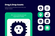 Cybersecurity and Hacking Icons, a Duotone Icon by Brickclay (Thumbnail 3 of 5)