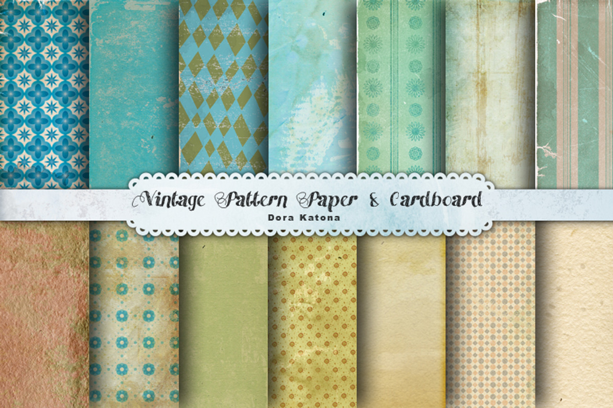 Vintage Pattern Paper & Cardboard