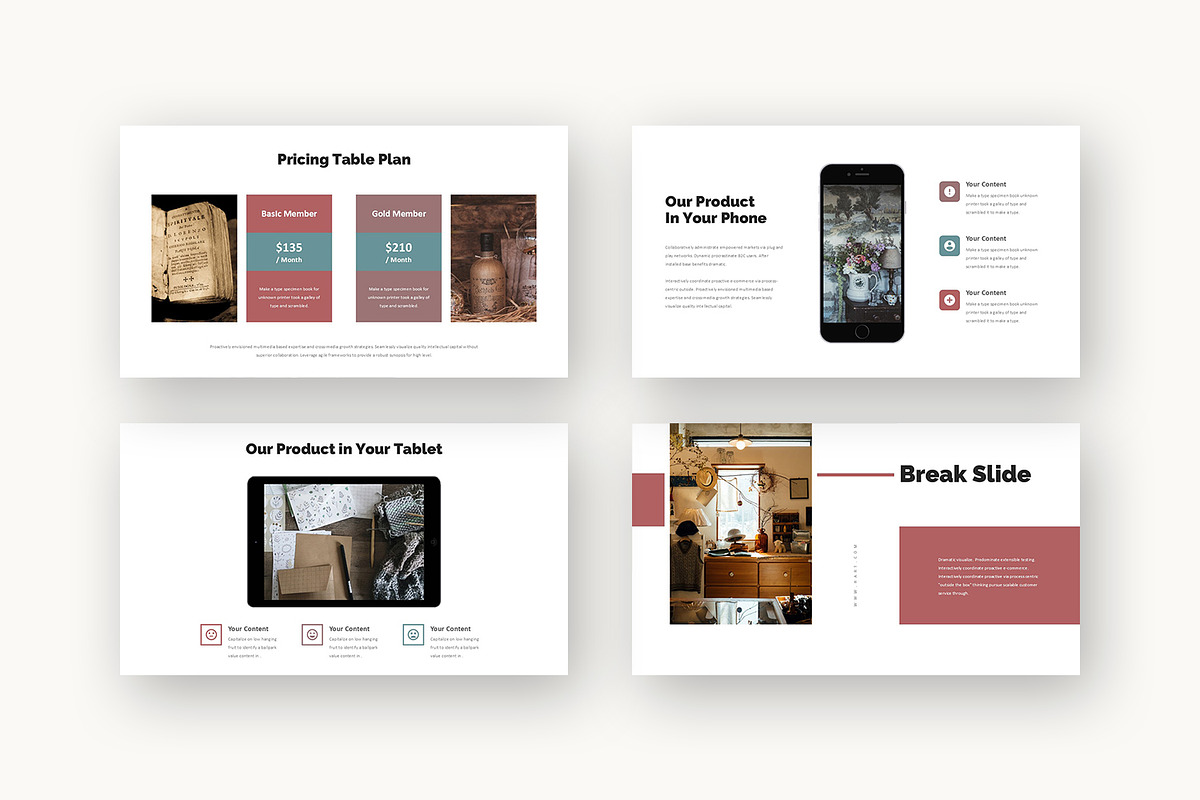 Hart : Heritage Brand Powerpoint, a Presentation Template by Punkl Camp (Photo 5 of 16)