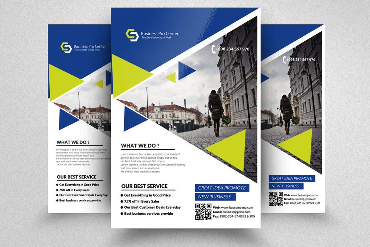 100 Business Flyers Mega Bundle, a Flyer Template by Design Up (Photo 80 of 100)