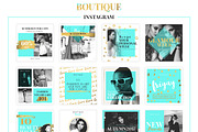 Boutique Social Media Pack, a Social Media Template by Numszky Creative (Thumbnail 3 of 6)
