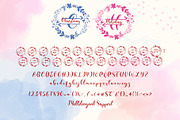 Christmas Holiday monogram, a Handwritten Font by Yoga Letter (Thumbnail 5 of 5)