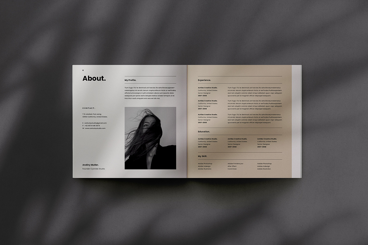 Square Architecture Portfolio, a Brochure Template by Occy Design (Photo 3 of 8)