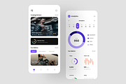 Workout - Fitness App UI Kit, an UI Kit Template by iDoodle Studio (Thumbnail 2 of 4)