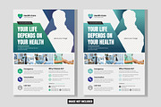 Medical Health Flyer Template, a Flyer Template by SouravDesign (Thumbnail 1 of 2)
