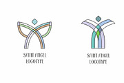 Linear & classy Angel logo, a Branding & Logo Template by Alexandra De Angelis (Thumbnail 13 of 13)