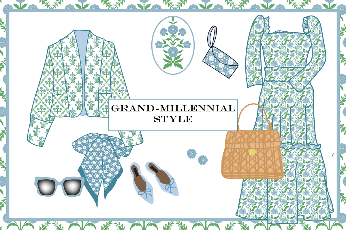 Boho Patterns Blue Green, a Pattern Graphic by RachelStudio (Photo 7 of 10)