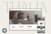 Thalia Squarespace 7.1 Template, a Squarespace Template by Beliveart (Thumbnail 1 of 5)