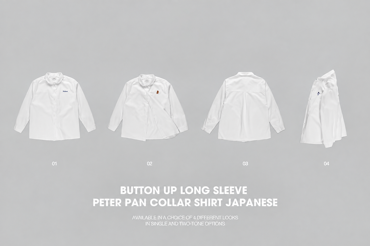 Button up peter pan collar mockup, a Shirt Mockup by made_by_nope (Photo 1 of 7)