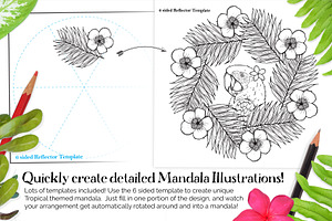 Tropical Paradise Mandala Creator