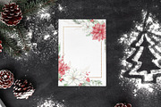 Christmas watercolor gold frames, a Decorative Illustration by Yuliya Art (Thumbnail 4 of 10)