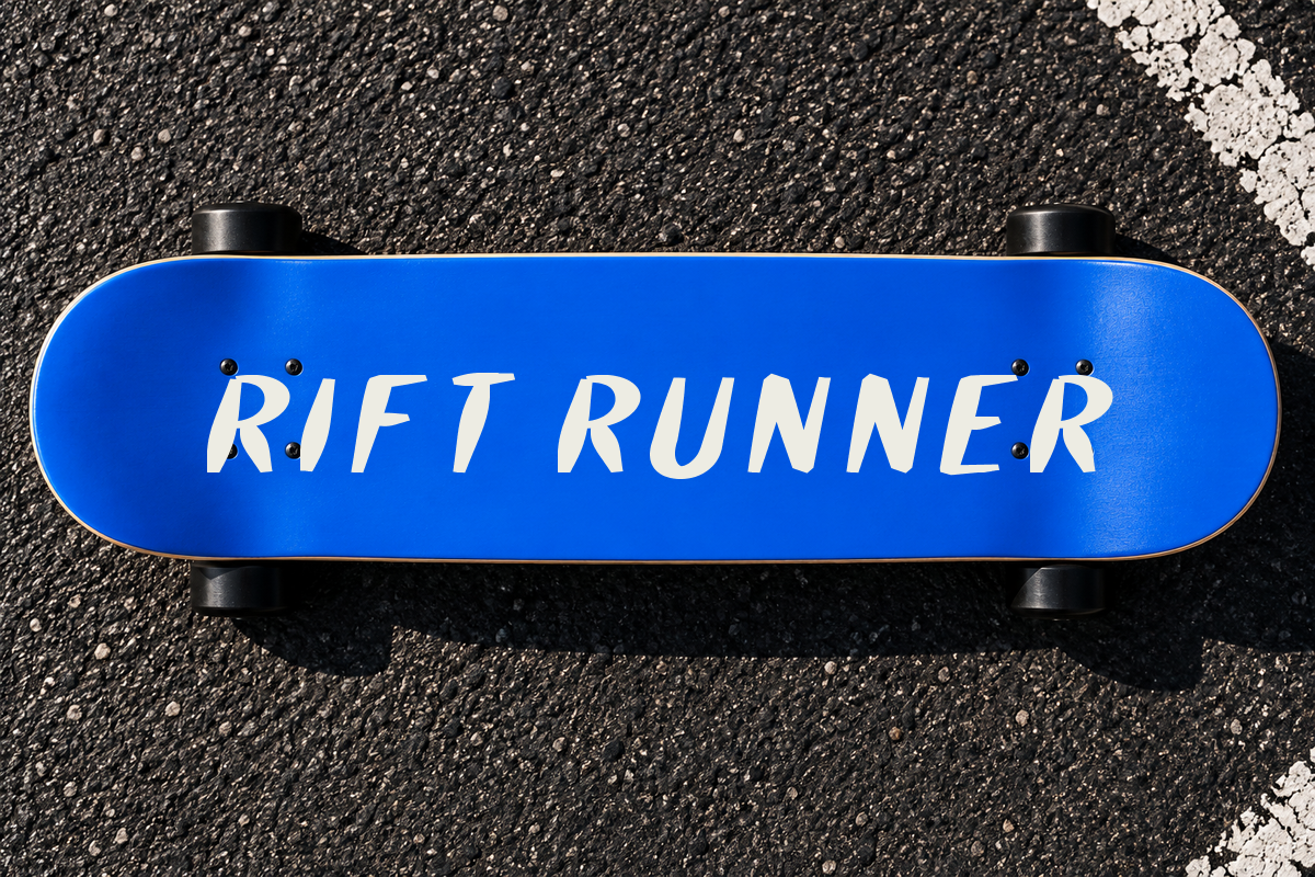 Rift Runner — Bold Cut Marker, a Handwritten Font by Colorsfav (Photo 3 of 11)