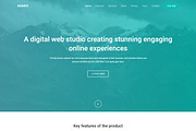 Adaric - Landing Page Template, a HTML Template by Pichforest Studio (Thumbnail 1 of 6)