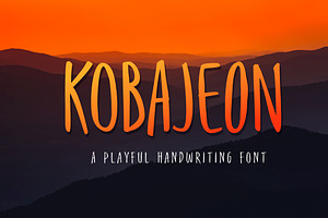 Kobajeon - Handwritten Font