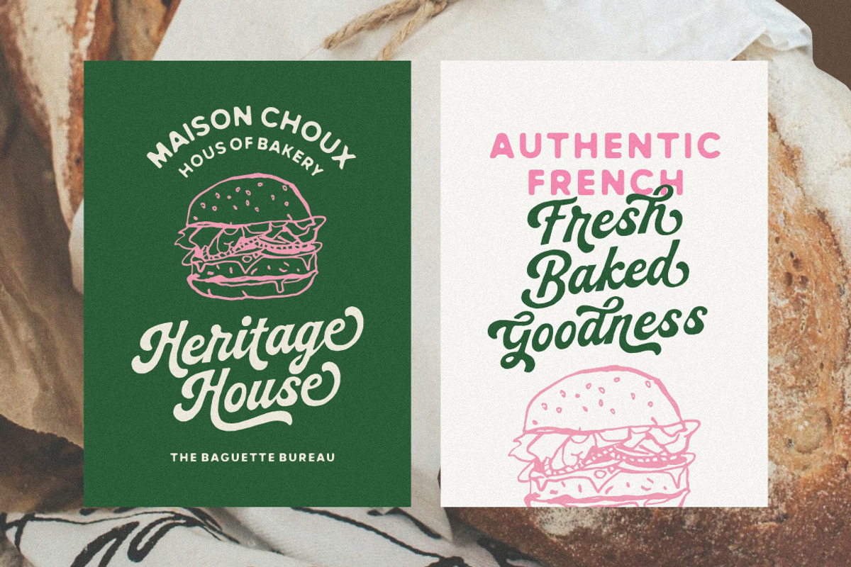 Peach Club Font, a Handwritten Font by HansCo Studio (Photo 2 of 12)
