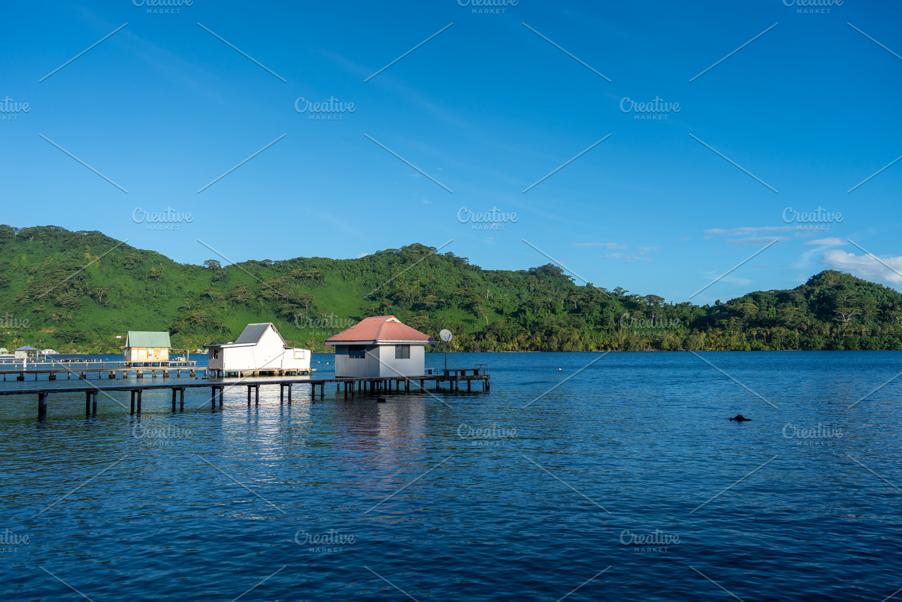 Hurepiti Bay on the island of Tahaa in French Polynesia, a Photo by GoodGoods