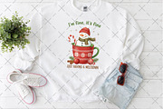 Funny Cute Snowman Png Christmas PNG, an Illustration by Craft Nest (Thumbnail 4 of 6)