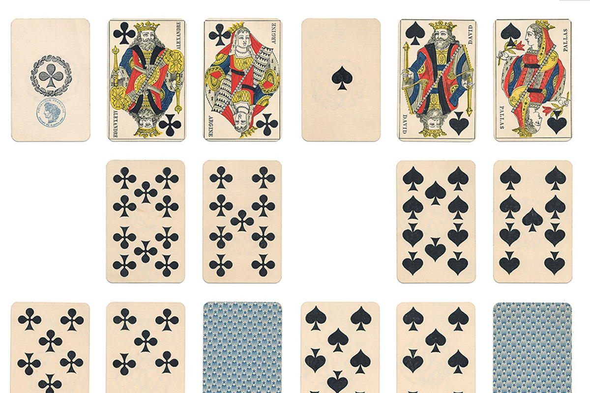 Antique French Whist Playing Cards, an Object Graphic by Betty Nane (Photo 3 of 4)