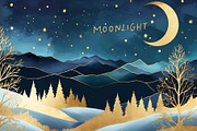 Gold Autumn Landscape & Sky, a Background Graphic by by creative paper (Thumbnail 17 of 18)