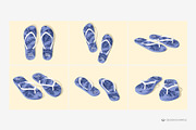 Flip Flops Mock-up, an Apparel Mockup by Branda Keeps (Thumbnail 5 of 17)