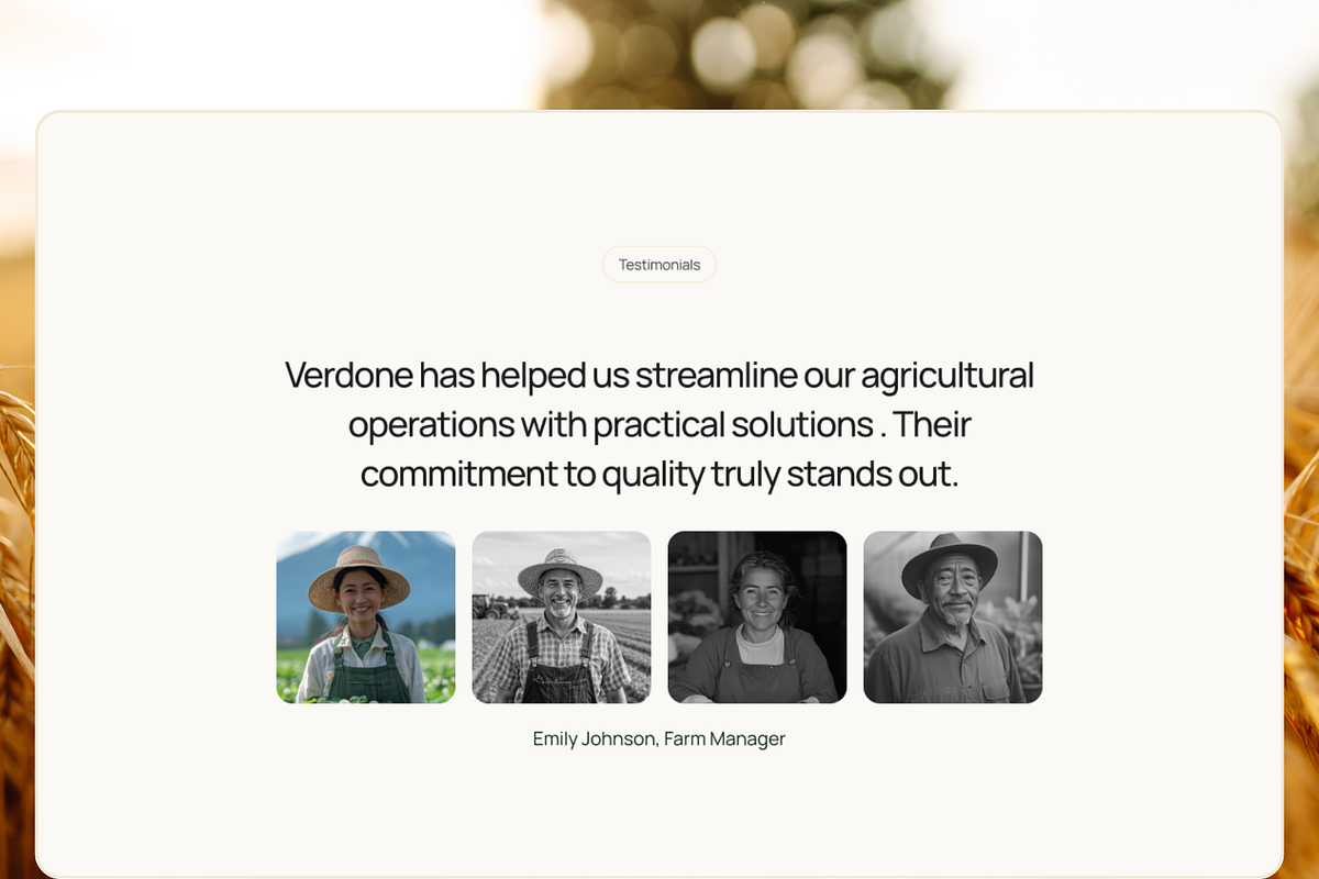 Agriculture Farming Framer Template, a Landing Page Template by Hammad Arif (Photo 3 of 4)
