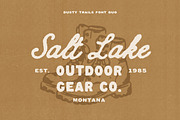 Dusty Trails, a Script Font by Davide Bassu (Thumbnail 2 of 14)