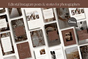 Editorial Photography Insta Bundle, a Social Media Template by Wonderlik Webdesign (Thumbnail 1 of 11)