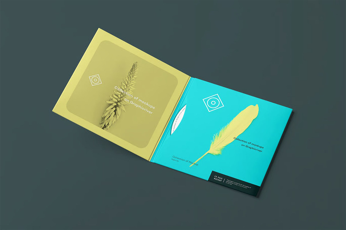 CD Digi Pack Mock-up, a Product Mockup by zippypixelstudio (Photo 5 of 16)