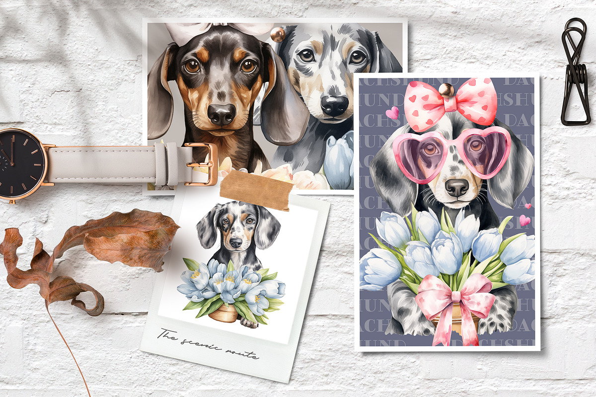 Festive dogs bundle, an Animal Illustration by TheCuteShop (Photo 18 of 33)