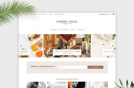 Inspire Angel Blog & Shop WP Theme, a WordPress Template by Your Theme Shop