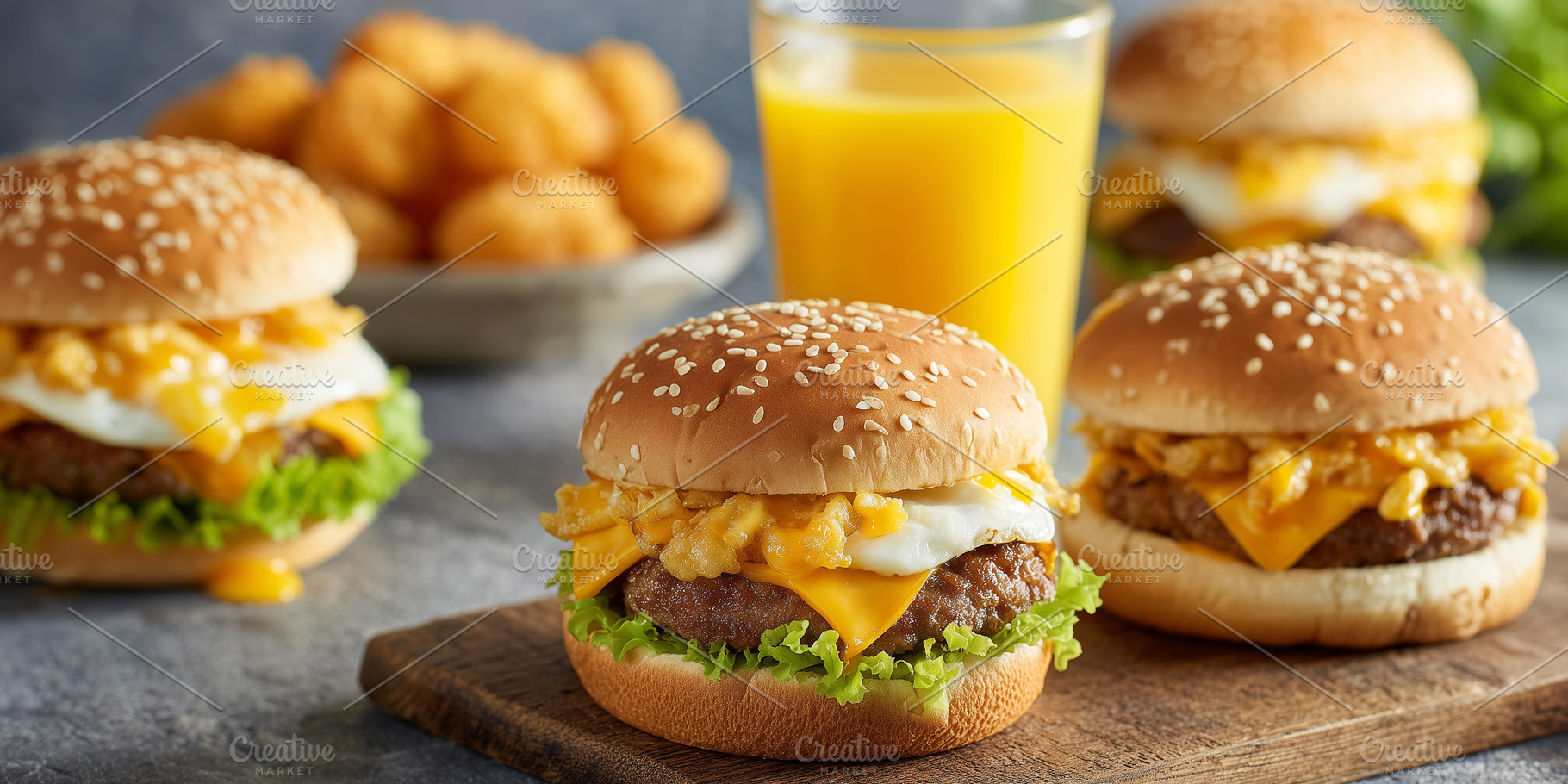 Delicious homemade cheeseburgers, a Food & Drink Photo by MistyDay