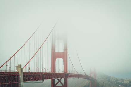 Golden Gate Bridge In The Fog preview 3