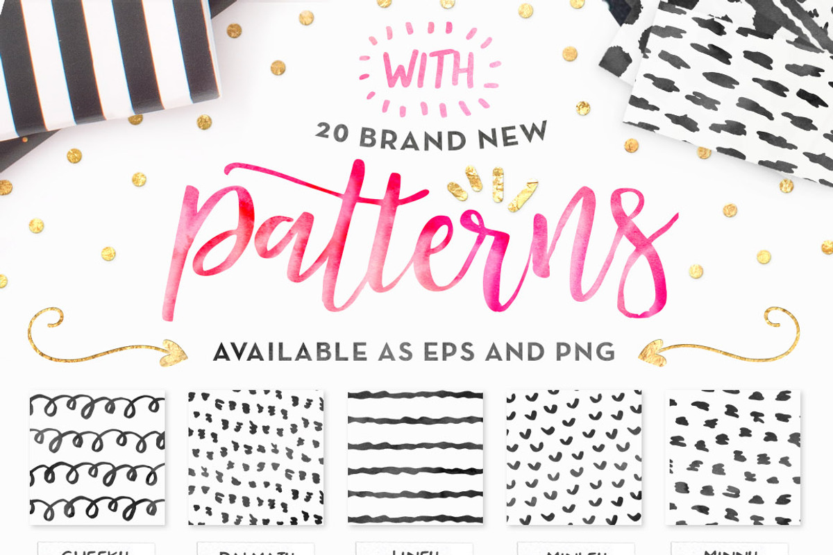 Mademoiselle Script Font + EXTRAS!, a Script Font by Pink Coffie (Photo 10 of 12)