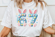 Crochet Six Seven Bunny Rabbit PNG, an Illustration by DreamCafeArt (Thumbnail 3 of 6)