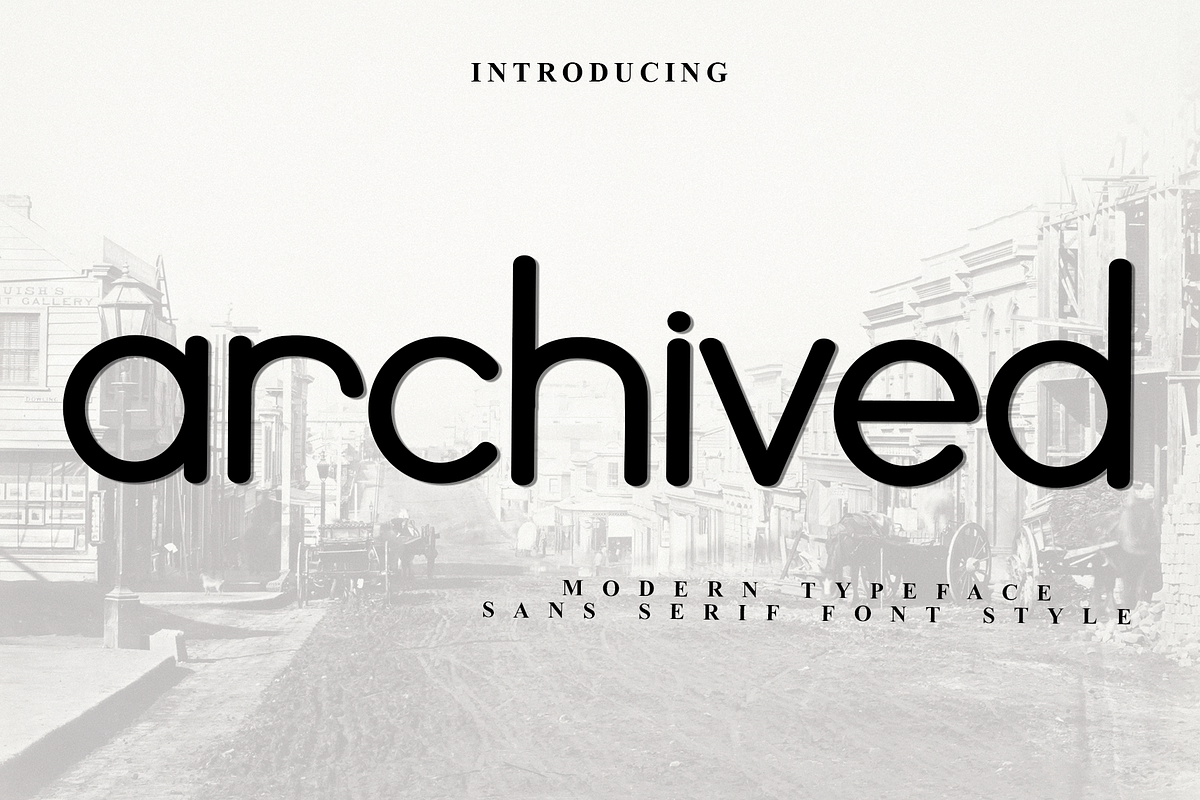 Archived, a Sans Serif Font by FreshTypeINK (Photo 1 of 8)
