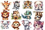 Funny Cute Animal clipart, an Illustration by Designworld (Thumbnail 2 of 5)