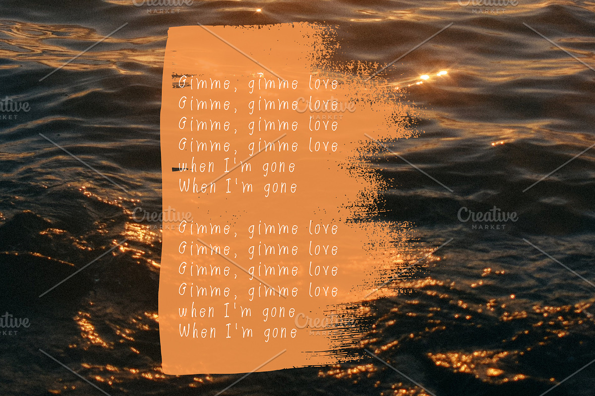 Gimme love handwritten font, a Script Font by Nuchylee Photo (Photo 3 of 6)