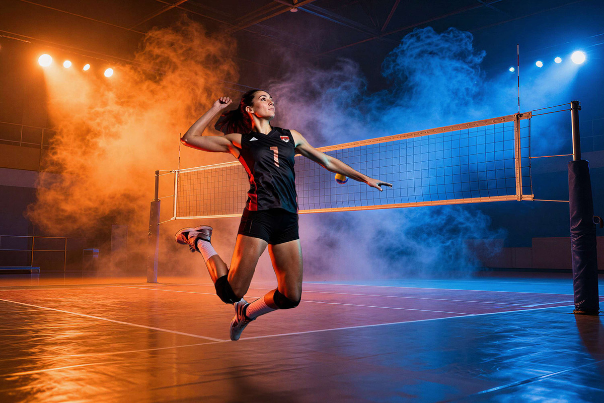 Volleyball Spotlight Backdrops, a Background Graphic by 3Motional (Photo 12 of 15)