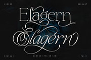 Elagern | Modern Stylish Serif, a Serif Font by Sealoung (Thumbnail 1 of 15)