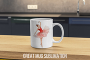 Ballerina Girl Clipart Ballet PNG, a Decorative Illustration by Paper Artsthetics (Thumbnail 5 of 6)