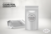 Clear /Foil Stand Up Pouch Mockup, a Cups & Container Mockup by INCDesign (Thumbnail 4 of 8)
