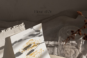 FLEUR D'Or Gold Floral Collection