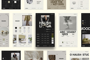 HAUS Brand Sheets