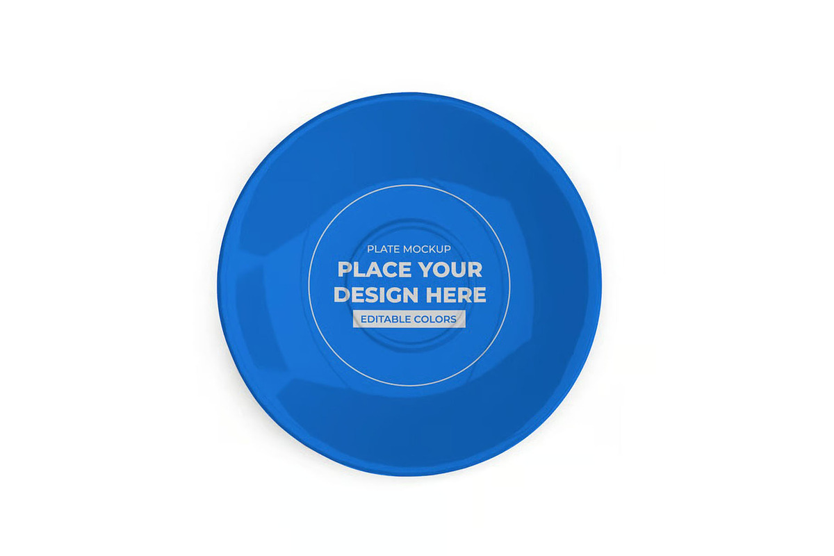 Plate Dish Mockup Template Set, a Household Mockup by DesignRushMarket (Photo 5 of 11)